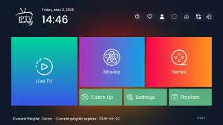 IPTV smarters Interface